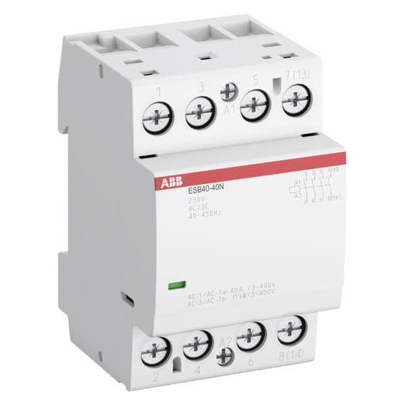 Stycznik ESB40-20N-06, 40A (AC-1/AC-7a), 22A (AC-3), 230V AC/DC, 2NO