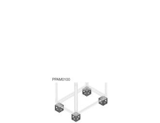 PPAM0100 Cokół - elementy narożne 100mm (4szt),