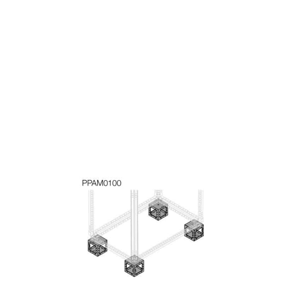 PPAM0100 Cokół - elementy narożne 100mm (4szt)