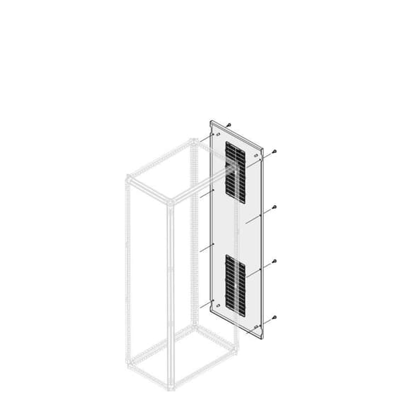 PPEA1850 Ściana boczna wentylowana IP30 1800x500mm (WxG)