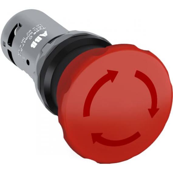 Przycisk bezpieczeństwa 1NC czerwony CE4T-10R-01