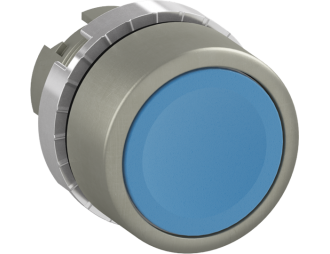 P9MPNLG - przycisk kryty, monostabilny, niebieski,