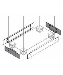 ZN5000 cokół IS/AM (zaślepki) 100x500mm (kpl 2szt)