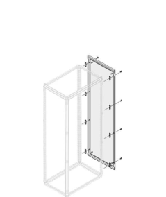 PPEB1826 ściana boczna pełna IP65 1800x200mm (WxG)