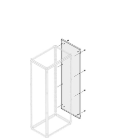 PPEB1870 ściana boczna pełna IP30/IP40 1800x700mm (WxG)