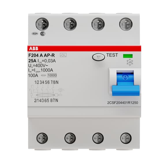 F204 A-25/0,03 AP-R Wyłącznik różnicowo-prądowy STANDARD