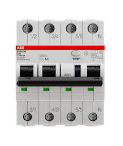 DS203NC C25 AC30 Wył. różn.-prąd. z blokiem nadmiarowym