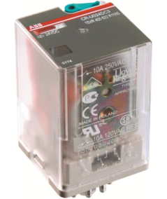 Przekaźnik bez podstawki CR U230AC2L, napięcie zasilania , LED, 230V AC, 2 styki CO, 250V, 10A.