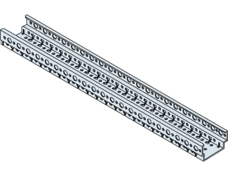 PCKI0600 poprzeczka wsporcza do szyn zbiorczych ułożonych u góry/dołu S 600mm,