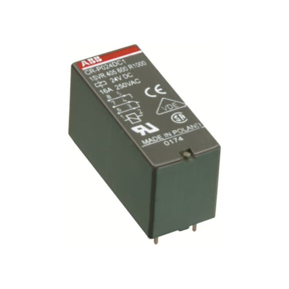 Przekaźnik CR-P230AC2, napięcie zasilania 230V AC, 2 styki c/o 250V/8A