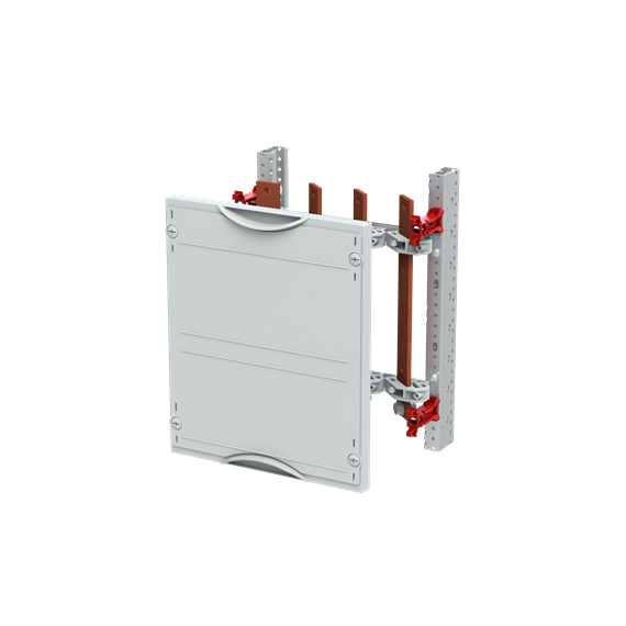 MBS128 zestaw - moduł z Szynami Cu 30x5mm zamocowanymi pionowo do samodzielnego montażu.