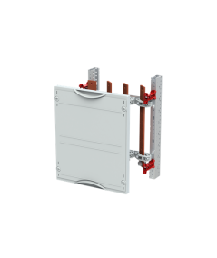 MBS128 zestaw - moduł z Szynami Cu 30x5mm zamocowanymi pionowo do samodzielnego montażu.