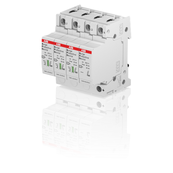 OVR T2 3N 40-275s P QS ogranicznik przepięć, T2, 3+1, 275V