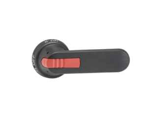 OHB125J12E311 Rączka czarna IP65, długość 125mm, na wałek 12mm, oznaczenie: I-0-II, blokada kłódkowa we wszystkich położeniach,,