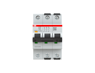 S303P-Z2 wyłącznik nadmiarowo-prądowy | 3P | char. Z | 2A | 25kA | AC |,