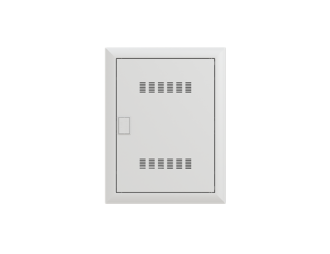 UK620MV obudowa multimedialna biała p/t, IP30, 63A, II klasa, 497x384x97mm (WxSxG) | media | drzwi wentylowane | brak N+PE,