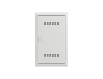 UK630MV obudowa multimedialna biała p/t, IP30, 63A, II klasa, 622x384x97mm (WxSxG) | media | drzwi wentylowane | brak N+PE,