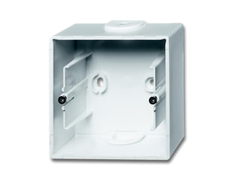 1701-94-507^ADAPTER NADTYNKOWY 1-KROTNY OBUDOWA DO MECHANIZMÓW I POKRYW Z RAMKAMI. | Basic55 biały alpejski,