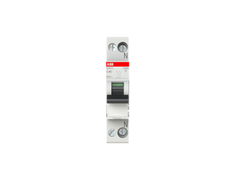 Miniature circuit breaker - SN201M - 1P+N - 40 A - C,