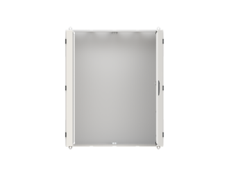 TL408G obudowa szara n/t, 384M, IP55, 850A, I klasa, 1250x1050x275mm (WxSxG) | pusta | drzwi pełne | brak N+PE,