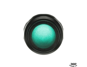 MP3-11G przycisk wypukły monostabilny podświetlany zielony,