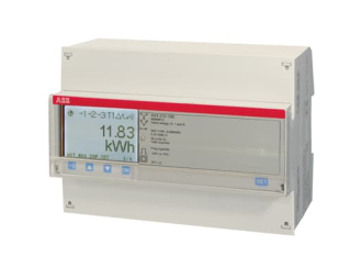 A44 213-100, licznik energii elektrycznej, 3 faz, przekł, en. czynna+bierna, klasa dokł B(1), M-Bus, seria Bronze,