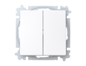 3559T A52345 500W | łącznik podwójny schodowy | Zoni biały,