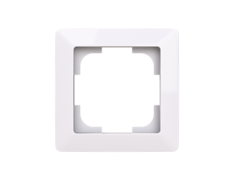 3901T A00010 500 | ramka pojedyncza | Zoni biały,
