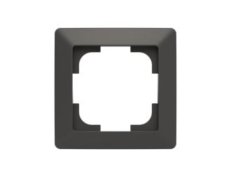 3901T 00010 237 | ramka pojedyncza | Zoni czarny matowy,