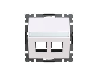 5014T A00418 500 | pierścień nośny z pokrywą Rutenbeck | Zoni biały,