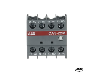 Styk pomocniczy CA5-22M 2NO 2NC,