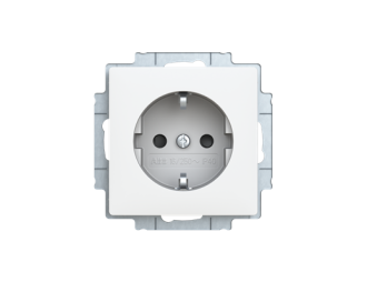 gniazdo SCHUKO bez przesłon Zoni biały matowy 6620T-A08337 240 2CHT208337A4240,